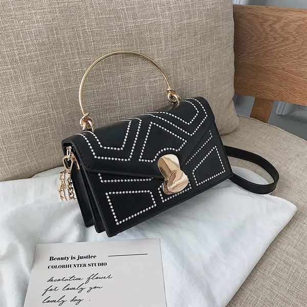 

кожа pu малый crossbody сумки для женщин цепи messenger плеча сумка женщины сумки металлической ручкой роскошный сотовый телефон кошельки