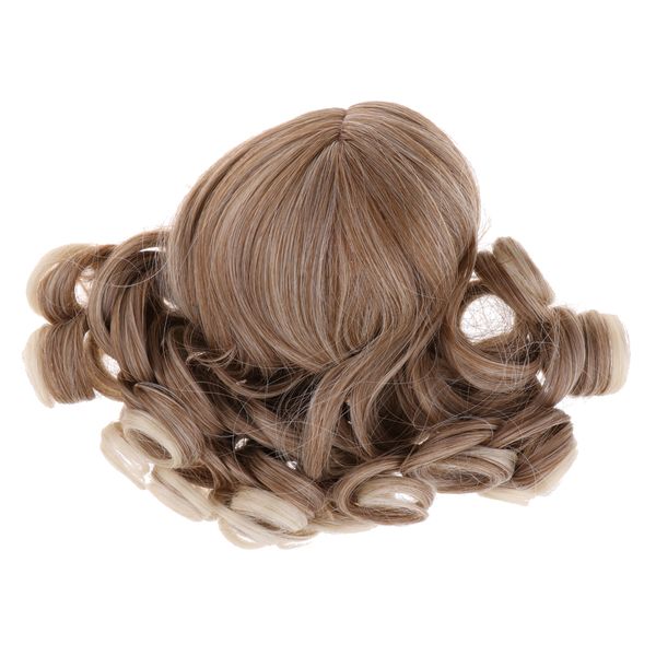 

sweet 1/3 bjd dolls wave wig super dollfie wig curly long hair gradients