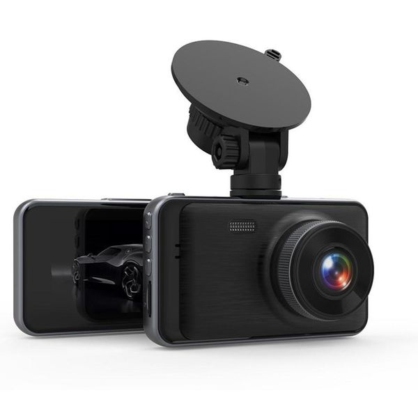 

auto 3 inches hd cam dual lens car dvr camera 1080p front+rear night vision video recorder dashcam parking monitor