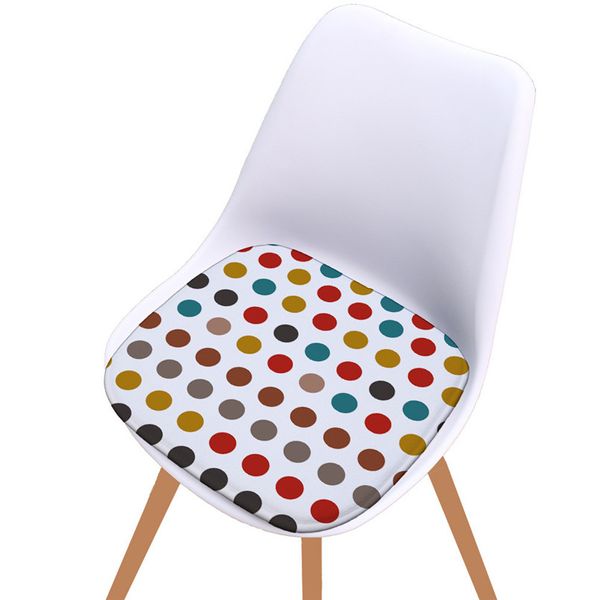 Seat Cushion For Office Chair Geometric Printed Kitchen Chair