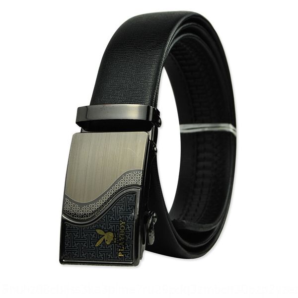 

young men's durable super-fiber edge-covered automatic the is even better than cowhide belt extended full-tooth automatic belt, Black;brown
