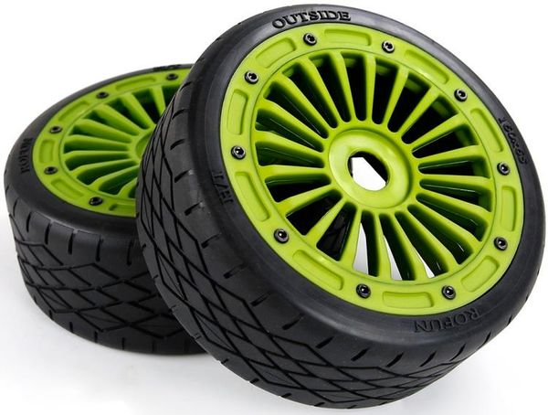 

rofun rovan f5 second generation colorful nylon road tire assembly 2 pack 89062