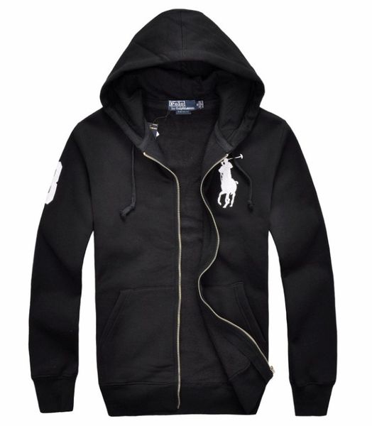 

Men de igner polo ralph hoodie lauren big logo cardigan zipper embroidery hoodie luxury comfortable hoody cotton long leeve