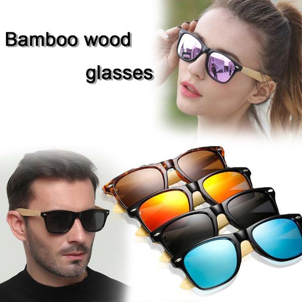 

fashion bamboo sunglasses men women travel goggles sun glasses vintage wooden leg eyeglasses fashion design sunglasses mal