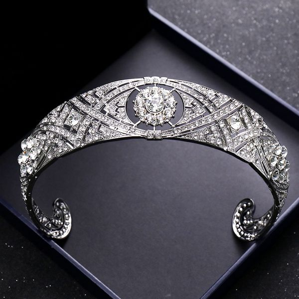 

ювелирные изделия модные silver диадемы и короны кристалл волосы женщины для невесты королева принцесса диадема свадебные аксессуары для вол, White;golden