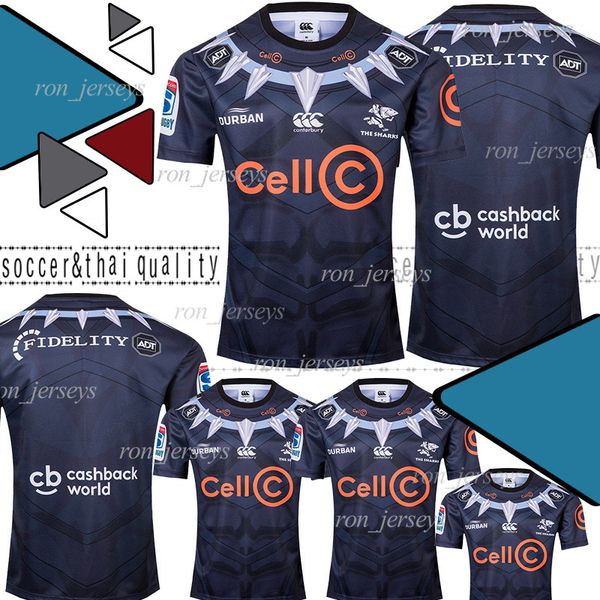 

Commemorative Edition 2019 durban the sharks rugby Jerseys Heroic Edition South Africa Rugby shirt League jersey S-3XL