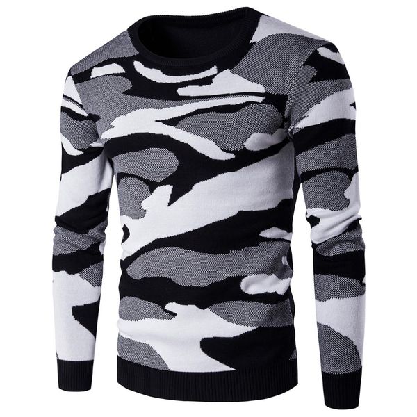 

pullover men new arrival real patchwork o-neck standard casual autumn/winter 2019 men sweater warm sweater, White;black