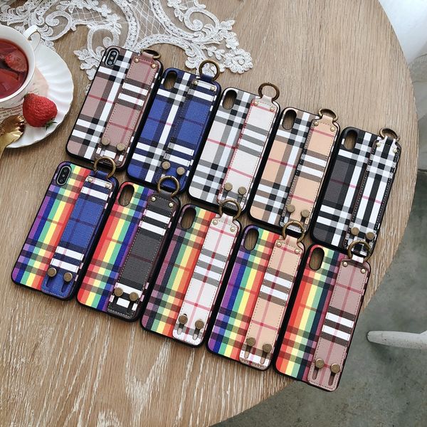 

Роскошные дизайнерские десять цветов сумка чехол решетки крышка телефона для iPhon