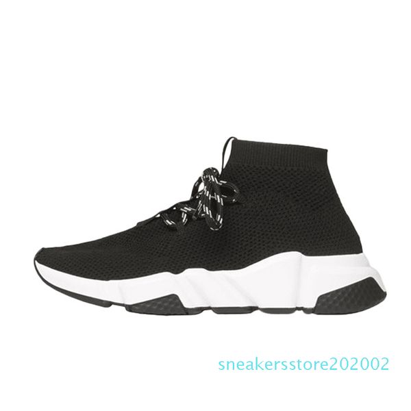 

designer sneakers speed trainer runner sock boots triple black gypsophila volt pink fashion mens women platform casual shoes 36-45 s02