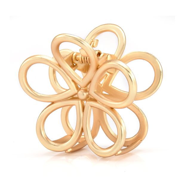 

2019 new women girls geometric alloy fashion hair hair clips girls large making tools elegant accessories, Golden;white