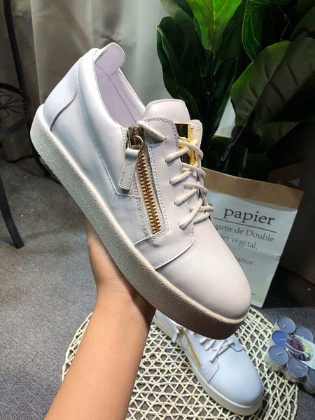 

2019 mens designer shoes white leather 3m reflective casual for girl women black blue red fashion comfortable flat sports sneak platform