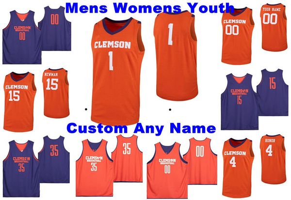 

clemson tigers jerseys trey jemison jersey khavon moore tevin mack 13 o'neil mcbride 20 jerseys mens ncaa basketball jerseys custom sti, Black