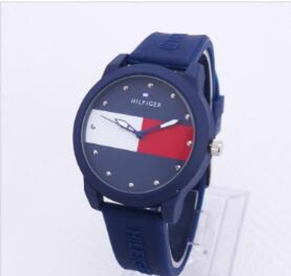 

fashion lady watches women men rose gold silver silicone rubber steel blue bracelet wristwatches brand female clock, Slivery;brown
