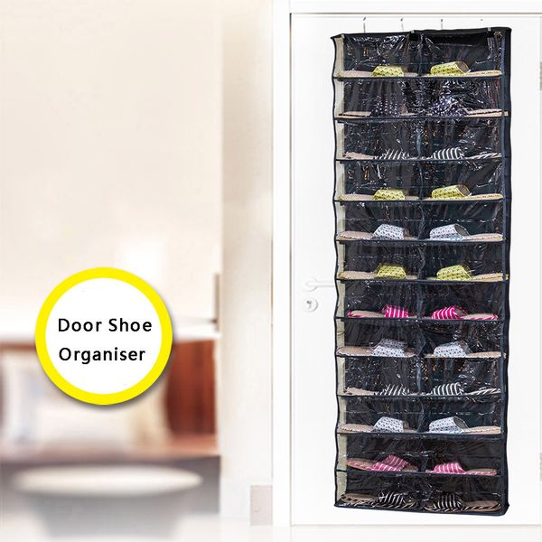 

hanging over door shoe organiser storage rack bag box wardrobe hook