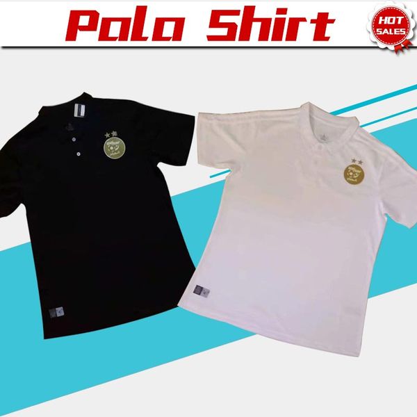 

two stars polo 2020 algeria black soccer jerseys 19/20 men algeria soccer polo suit white football uniforms sport shirts on sale, Black;yellow