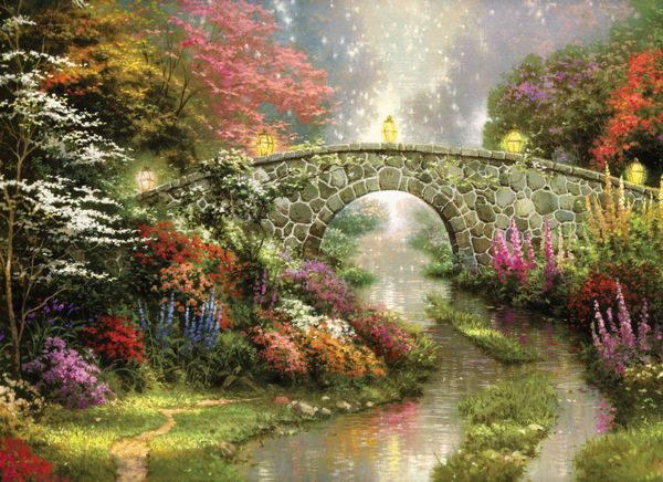 

thomas kinkade arch bridge 1-3 home decor Ѭђна Ѭопи hd пеа малом на оле ен икђва