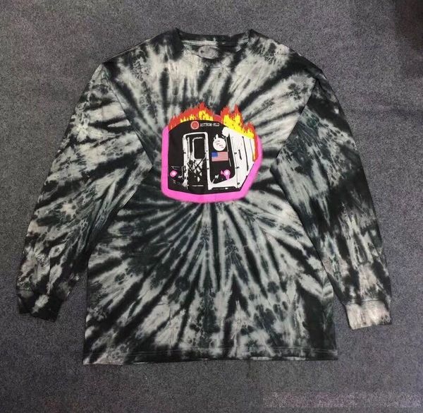 

travis scott astroworld long sleeve fashion t-shirt for men women letter print t shirts t shirt the quality, White;black