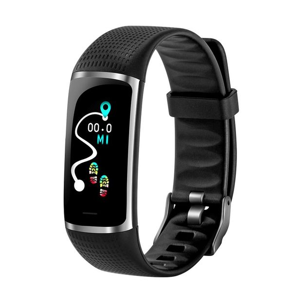 

smart watch wristband b32 waterproof heart rate sleep monitor pedometer fitness tracker smart bracelet, Slivery;brown