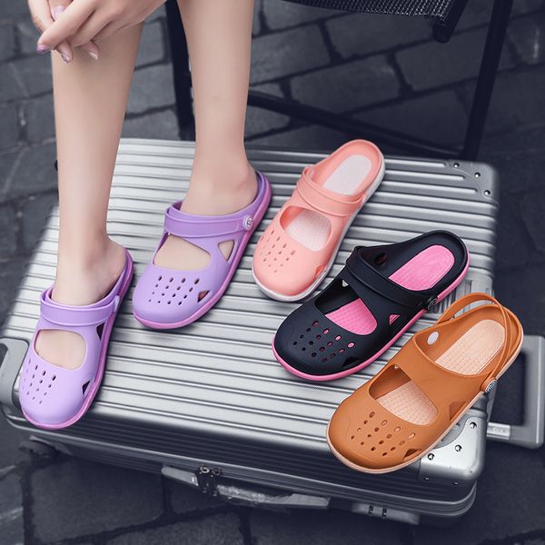 

original classic clogs garden flip flop water shoes women summer beach aqua slipper outdoor swimming sandal multi-princess shoes