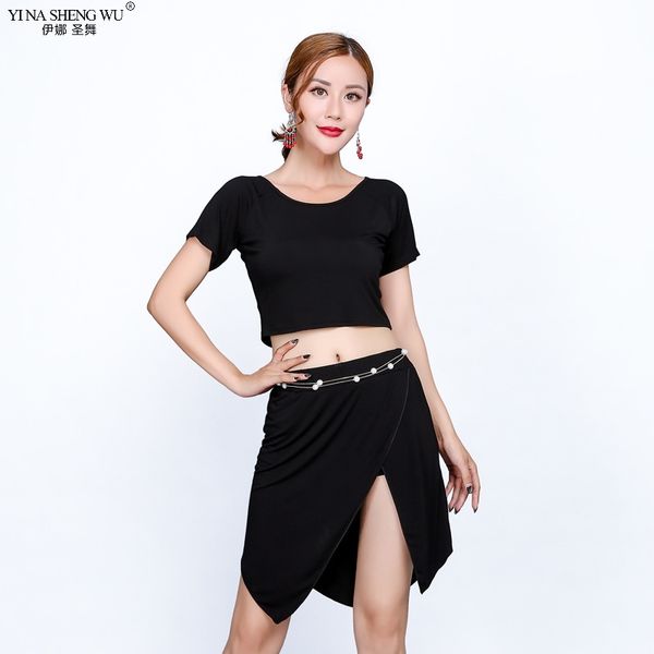 

women's belly dance set costume 2pcs skirts belly dancing clothes fashion girl bellydance clothes bellydance costumes, Black;red