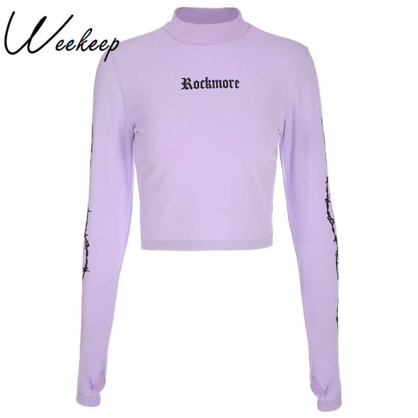 

weekeep turtleneck long sleeve bts hoodie women cropped printed bodycon hoodies autumn streetwear pullover sweatshirt women, Black