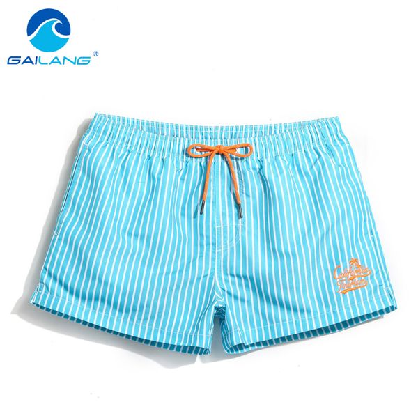 

gailang brand men's beach board shorts quick drying men swimwear swimsuits short bottoms male plus size boardshorts jogger trunk, White;black