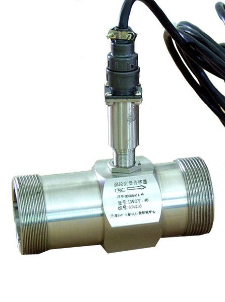 Transmissor do sensor do sensor do medidor do fluxo de turbina líquida Lwygy-15 Conexões roscadas 5V-12V indicador do contador do vazão DN15 G1