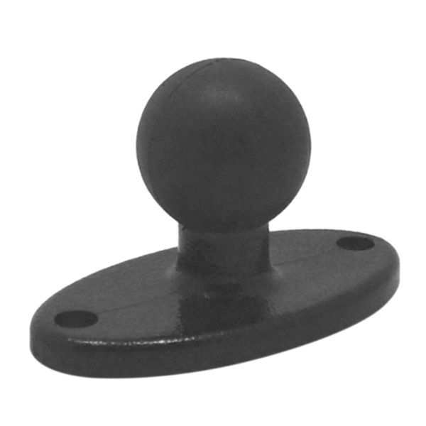 

mount aluminum oval base with 1inch ball