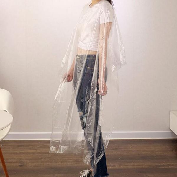 

230x women disposable hairdressing capes adjustable shampoo hair styling cloth