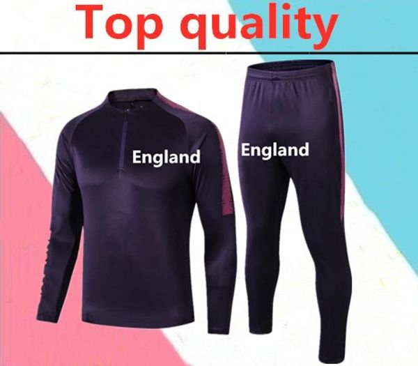 

2019 england kane soccer 19 20 alvaro morata rashford dele vardy lingard henderson long sleeve football training suit, Black