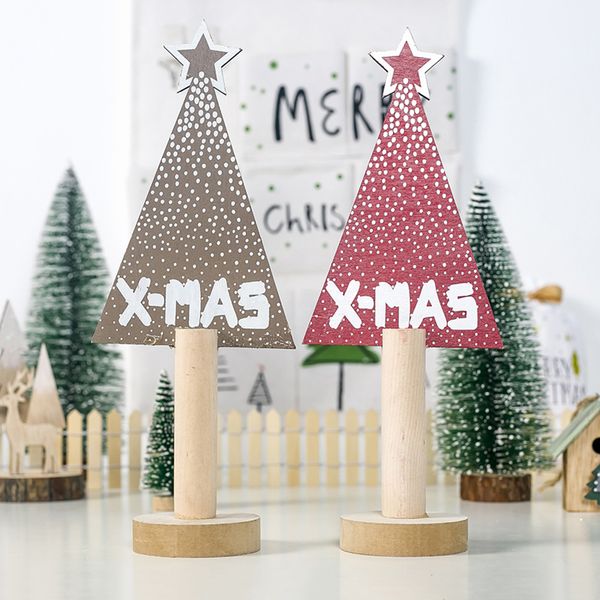 

wooden christmas tree with star er letter printed christmas tabledecorations ornament festive party decor supplies