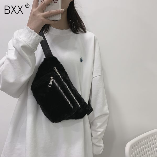 

bxx] velvet crossbody bags for women 2020 new arrival shoulder messenger bag female all-match waist chest lady handbags hk464