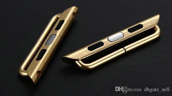 

new in stock stainless steel adapter for apple watch 38mm 42mm band connector, adaptor, apple watch buckle