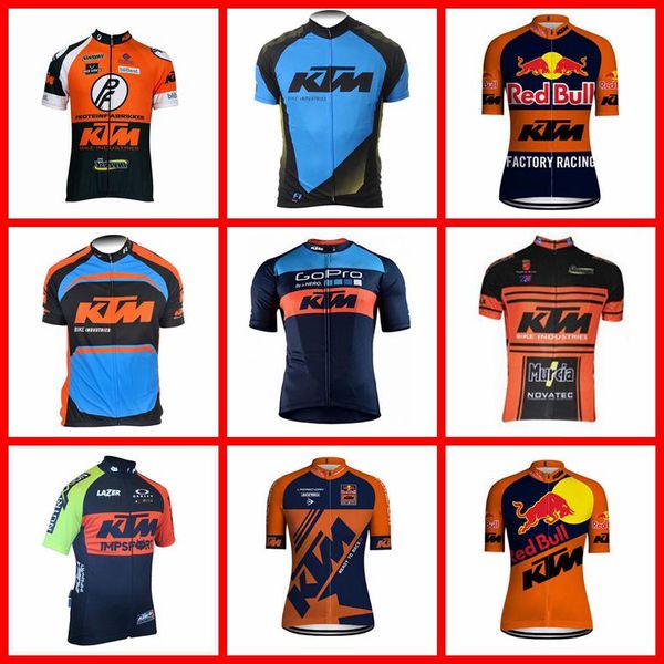 

KTM team Cycling Short Sleeves jersey Brand New 100% Polyester Quick-Dry Cycle Clothes Mountain Bicycle Wear 2019 N040808