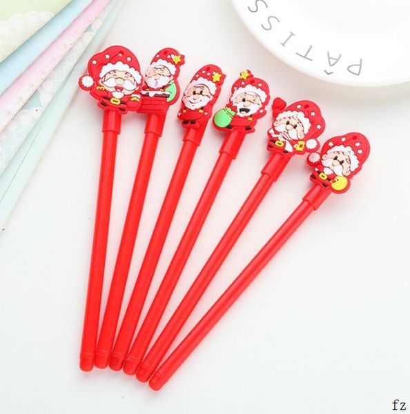 

200 pcs christmas gel pen plastic neutral pen korean student school office supplies