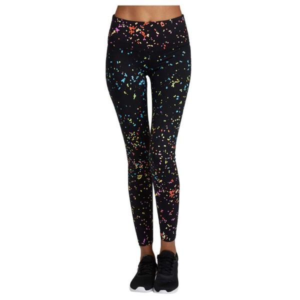 

push up leggings women fitness workout sports jeggings high waist elasticity colorful print sportswear girl leggins pencil pants, Black