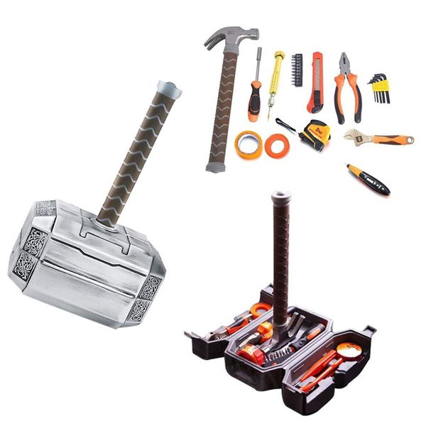 

thor hammer tool set home tool kit plastic not metle not contain knif and test pencal