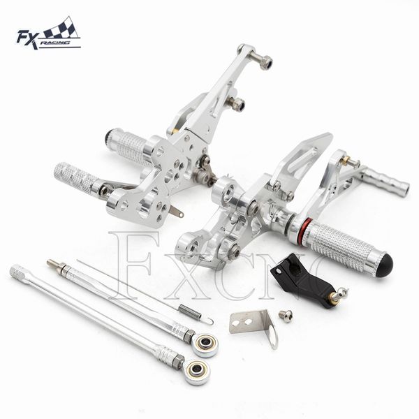 

cnc adjustable motorcycle rearset footrest rear set for yamaha fz8 fz 8 2010-2013 2011 2012 foot peg rest footpegs pedal