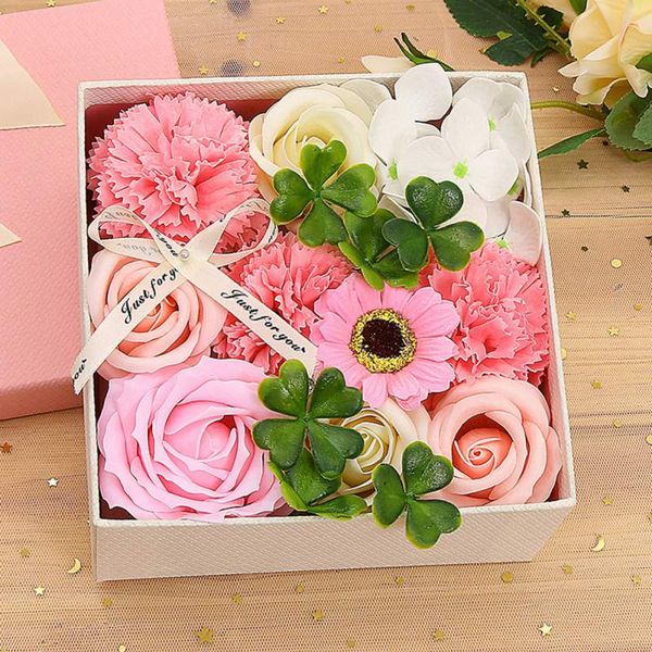 

soft simulation petals soap flower home decoration gift for mother's day rose carnation hydrangea decoration flower