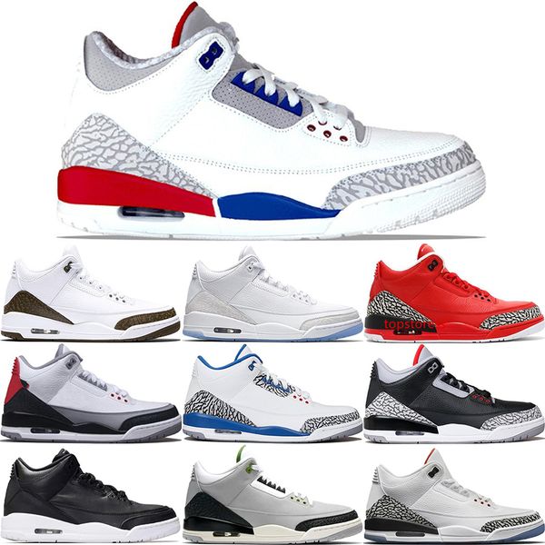 

black white cement iii basketball shoes mocha tinker pure white true sport blue wolf grey red mens trainers sports sneakers 40-47