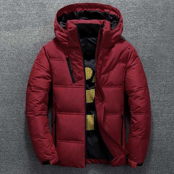 

мужские зимние сверхлегкий утка пуховик толстые пуховик с капюшоном теплый пиджаки пальто у3, Black