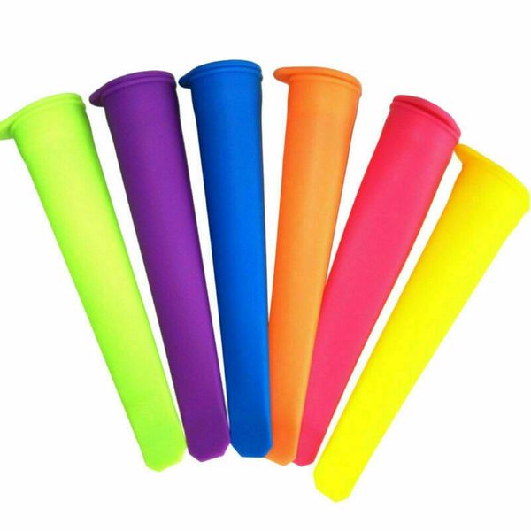 500pcs 20 centímetros Silicone Pop Iogurte Push Up Ice Cream Ice Lolly Pop Criador Congelado Vara Jelly picolé Mold Mold DIY