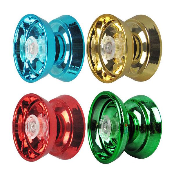 

4 colors magic yoyo responsive high-speed aluminum alloy yo-yo cnc lathe with spinning string for boys girls children kids