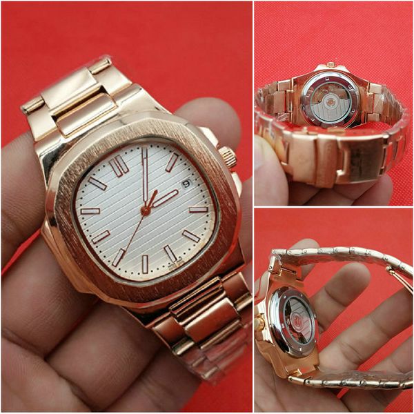 

Luxury nautilu watch men aaa automatic luxury watche 5711 gold trap blue tainle men mechanical orologio di lu o wri twatche