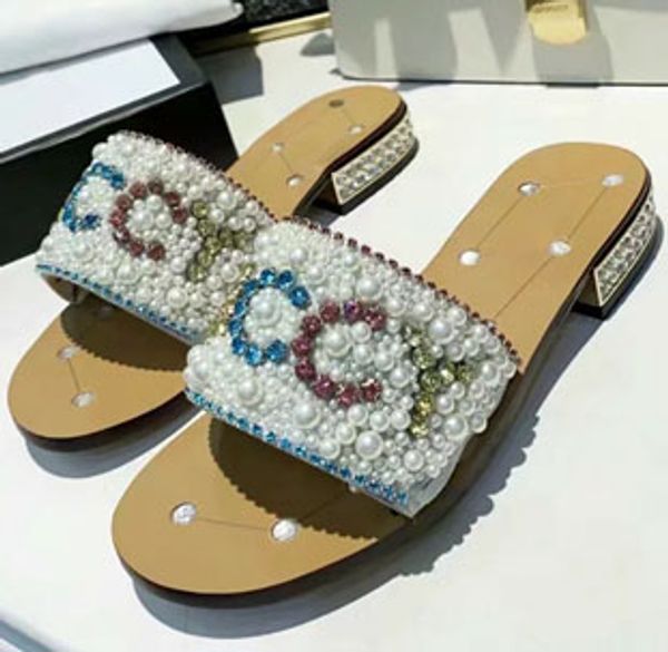 

with box slippers sandals slides slippers sandals designer shoes huaraches flip flops loafers scuffs for woman by shoe06 kq2103, Black