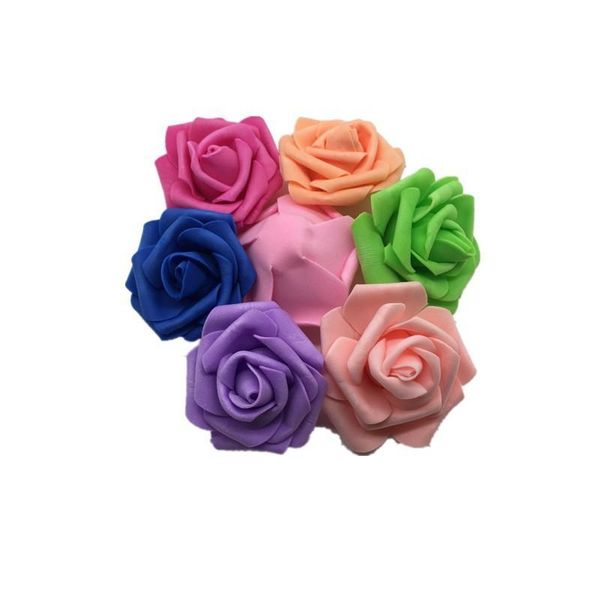 

red yellow rose artificial flowers display restaurant bedroom deskwedding car romantic fake flower living room home decor 0 22srd1