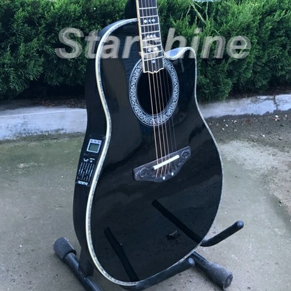 

Star hine acou tic guitar zz ov olid pruce o vation tyle electric acou tic guitar back ide