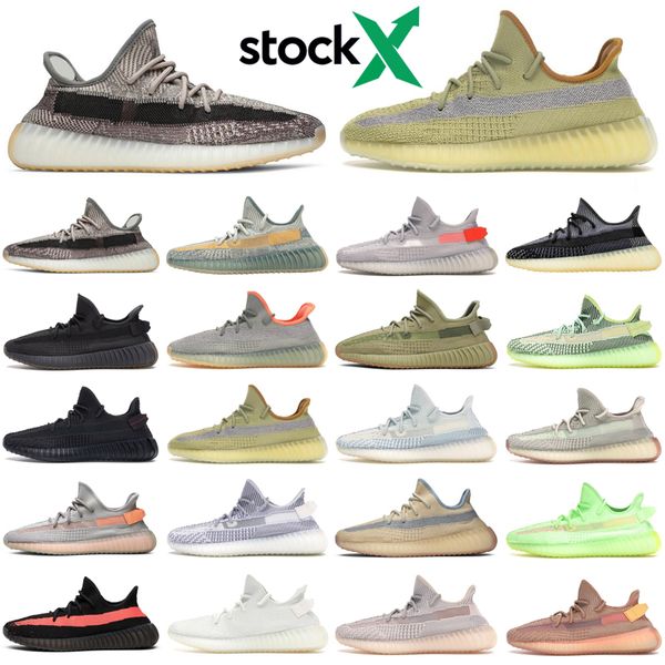 

kanye west stock x zyon men women running shoes zebra cinder asriel israfil desert sage yecheil bred mens trainers sports sneakers