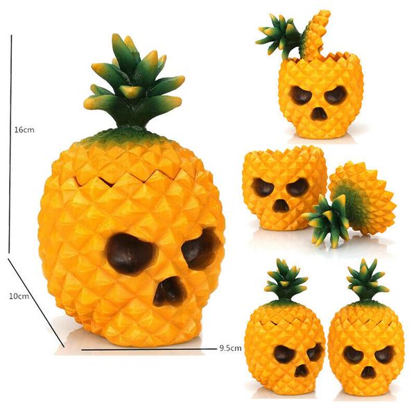 

resin pineapple storage box pot creative decor crafts decor for deskhome
