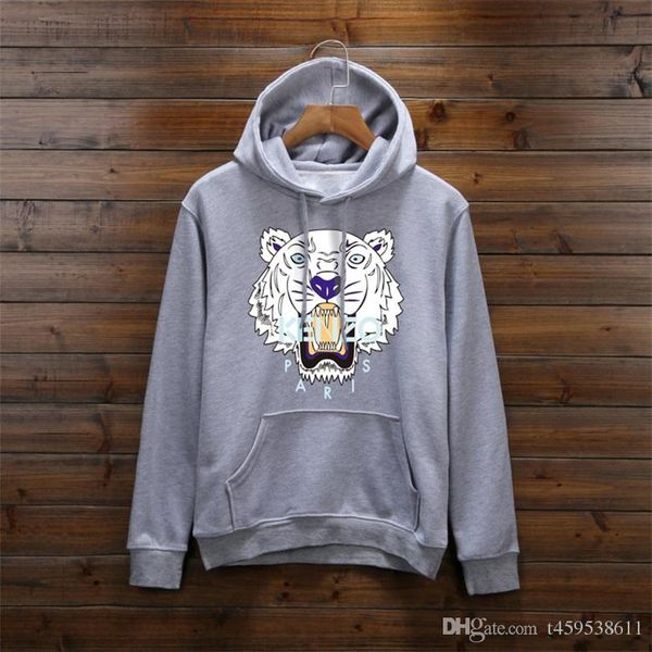 

New pari tiger head hoodie men women ca ual pullover treetwear weat hirt udadera hombre harajuku male hoodie women top kenz
